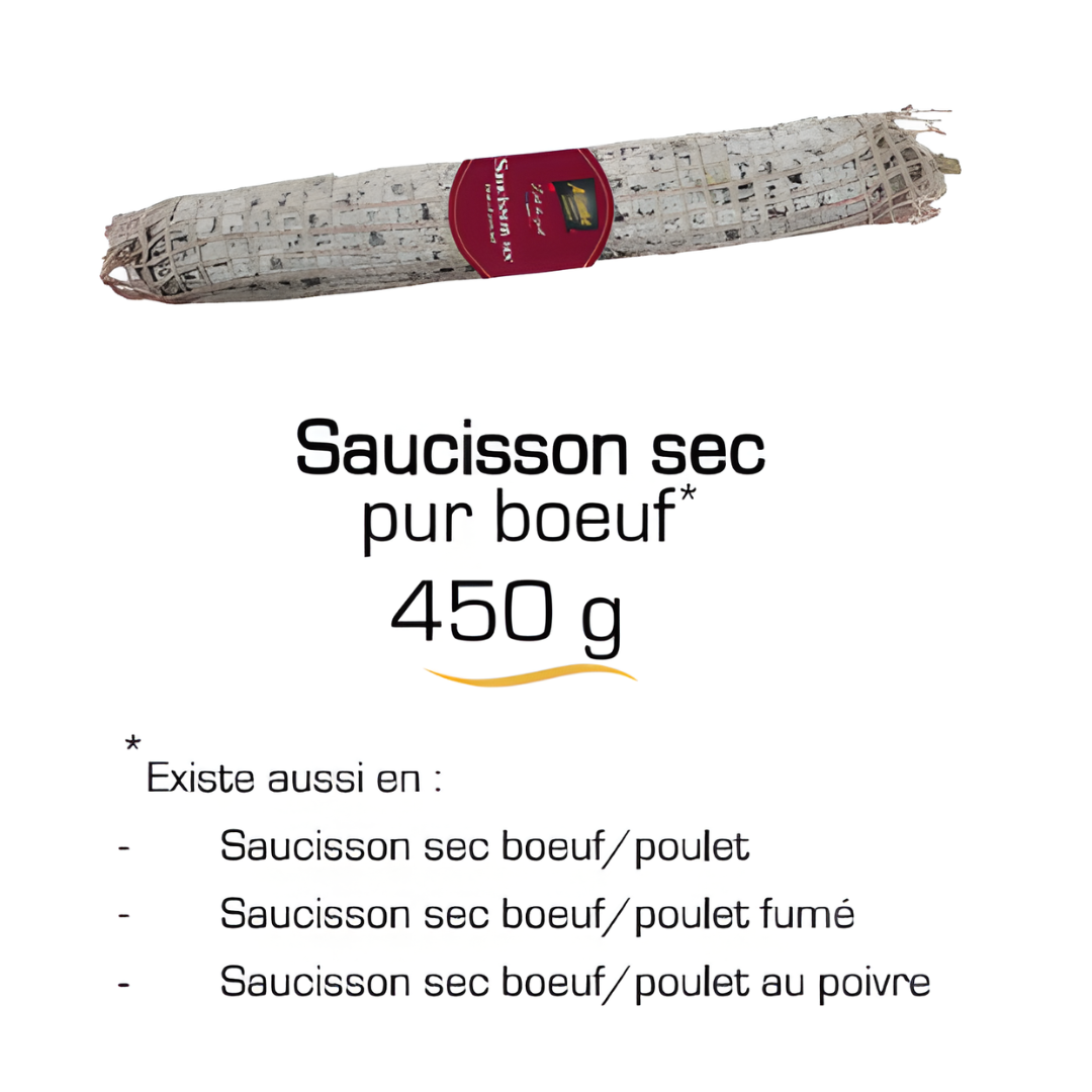 Saucisson sec pur boeuf